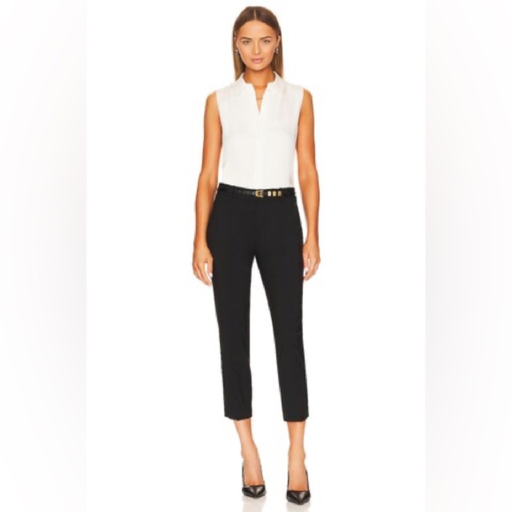 Theory Treeca Classic Black Cropped Dress Pants for Women